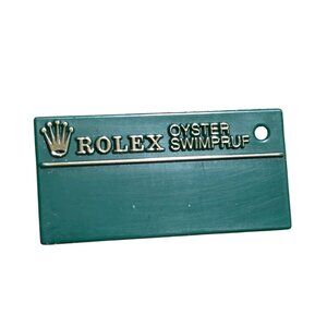 Vintage Rolex Green Tag Oyster Swimpruf  Y254888 0.75" X 1.5"